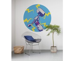 Behangcirkel Marvel – Avengers – Thor's Hammer Pop Art