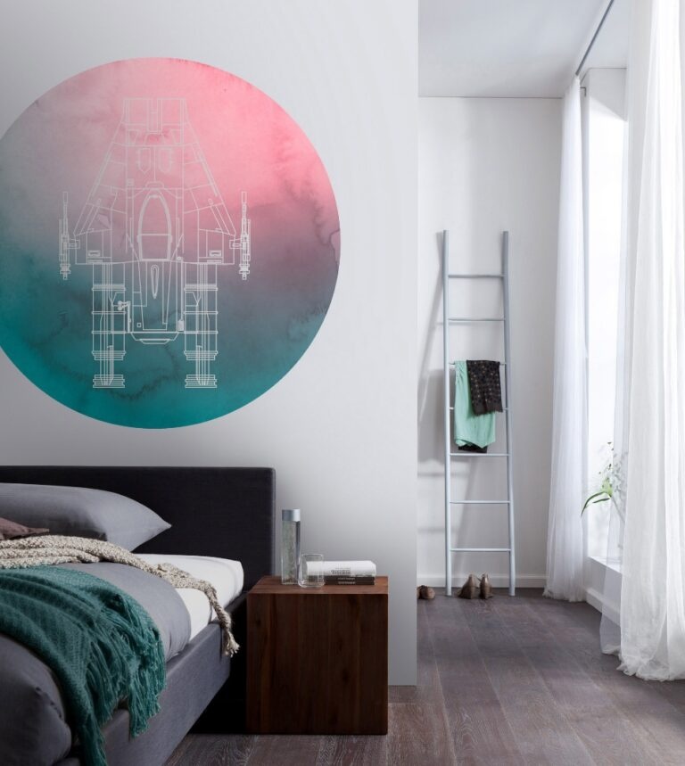 Behangcirkel Star Wars – A-Wing