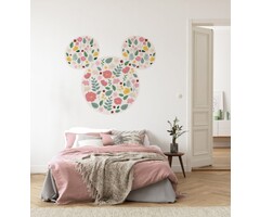 Behangcirkel Disney – Mickey Mouse – Head Wildflowers