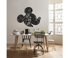 Behangcirkel Disney – Mickey Mouse – Head Illustration