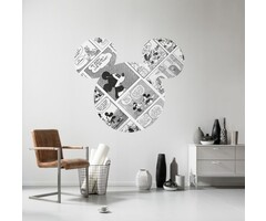 Behangcirkel Disney – Mickey Mouse – Head Comic Cartoon