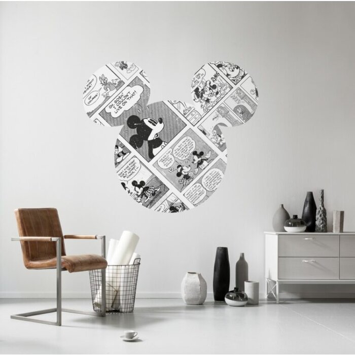 Behangcirkel Disney – Mickey Mouse – Head Comic Cartoon