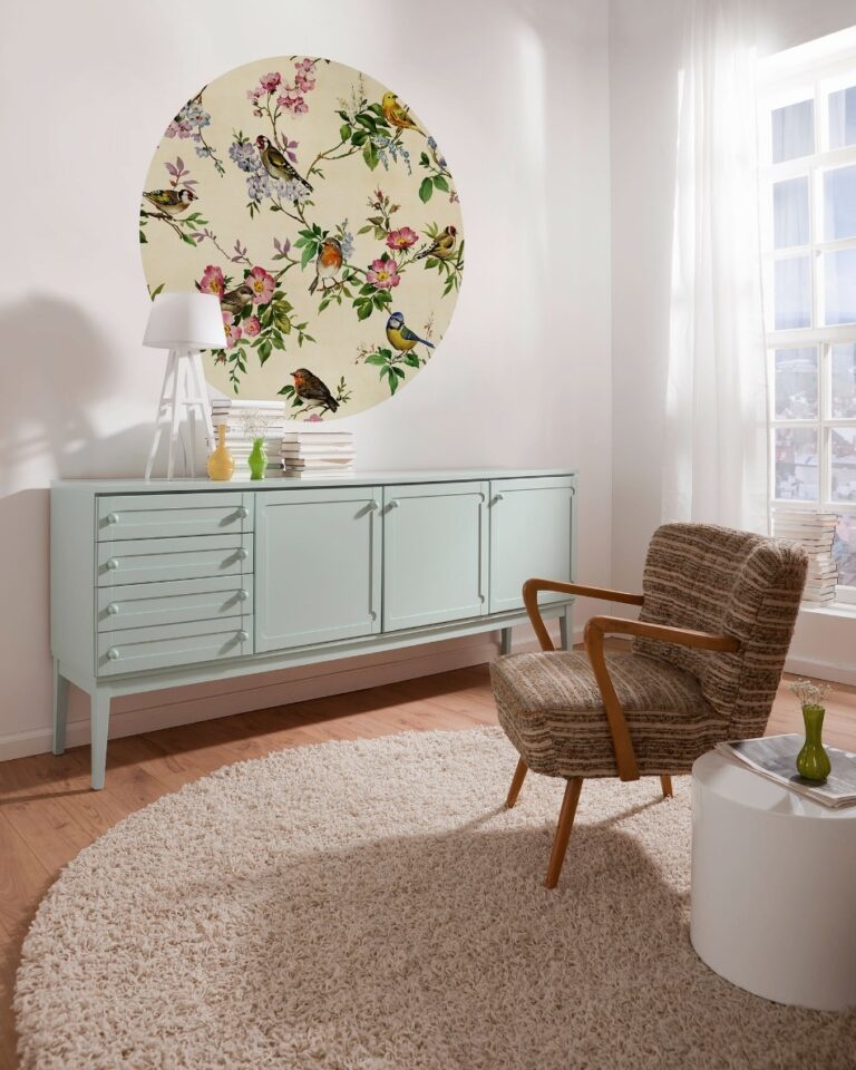 Behangcirkel Bird Party