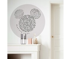 Behangcirkel Disney – Mickey Mouse – Stipple Art