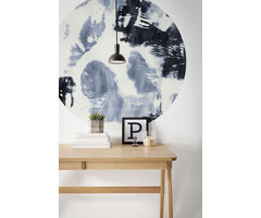 Behangcirkel Arty Blue