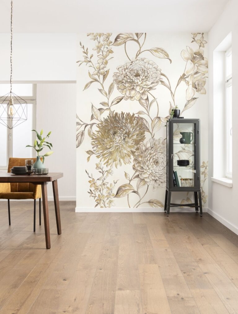 Fotobehang – Vintage Chrysanthemum