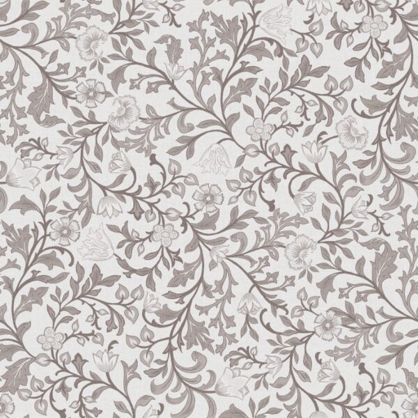 Behang met Art Nouveau bloemen