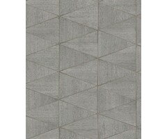 Behang met ruitjes in houtlook