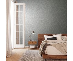 Behang met bloemenprint