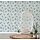 Behang met aquarel bloemenprint