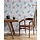 Behang met aquarel bloemenprint