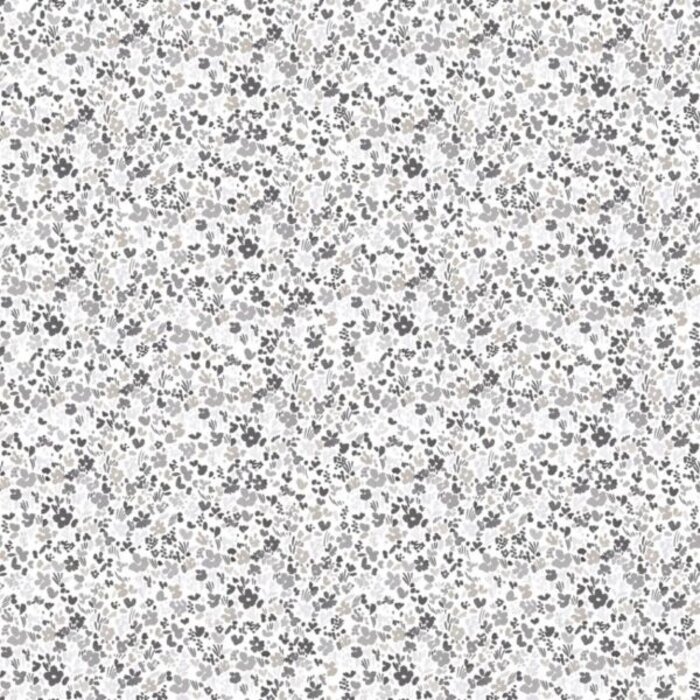 Behang met watercolor bloemetjes