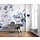Fotobehang Blue Silhouettes