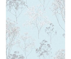 Behang met bloeiende takken