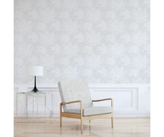 Behang met vervaagde bloemen