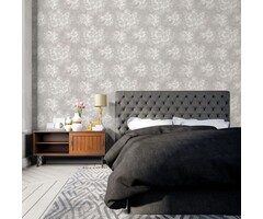 Behang met vervaagde bloemen