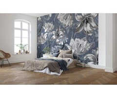 Fotobehang Merian Blue