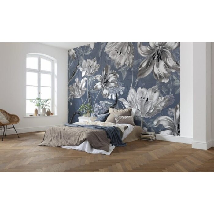 Fotobehang Merian Blue