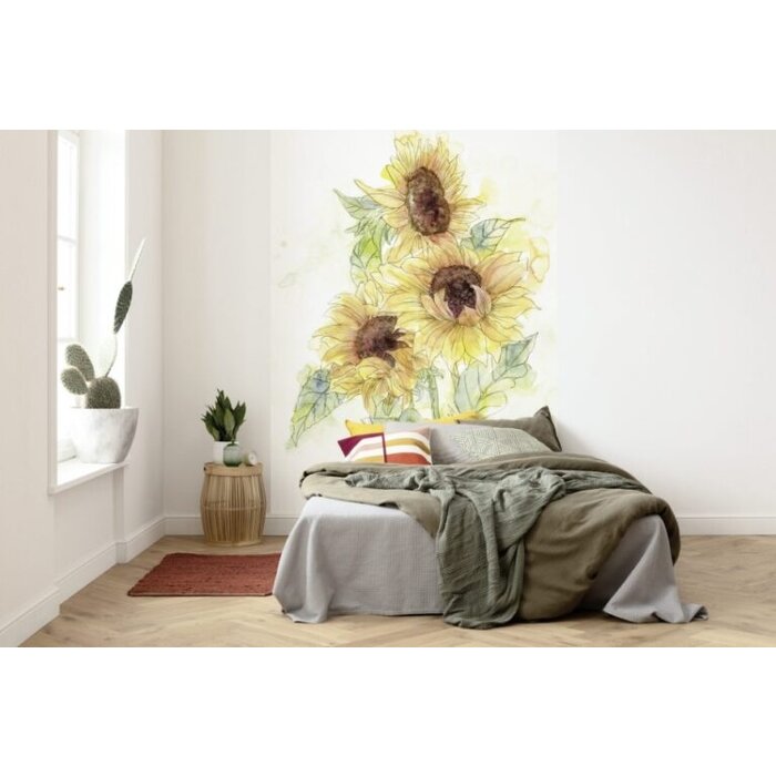 Fotobehang Girasol