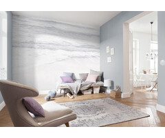 Fotobehang Silver Beach