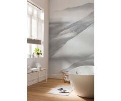 Fotobehang White Noise Mountain