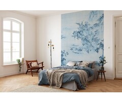 Fotobehang Blue China