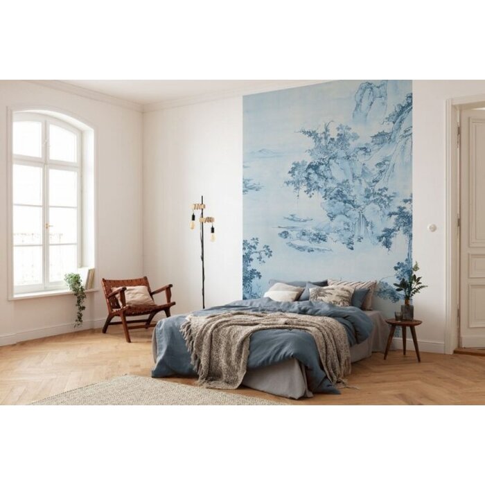 Fotobehang Blue China