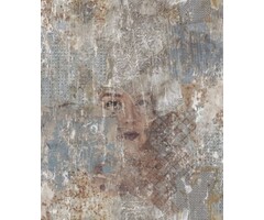 Behang met oudgemaakte oppervlakken