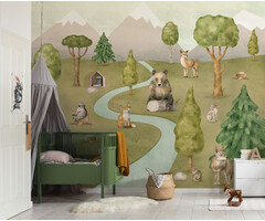 Fotobehang Neighbor-Wood Meetings