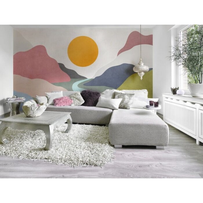 Fotobehang Velvety Valley