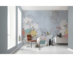 Fotobehang Planting Peonies