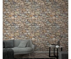 Fotobehang stenen muur