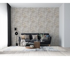 Behang met geschilderde bomen