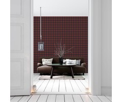 Behang met ruitpatroon