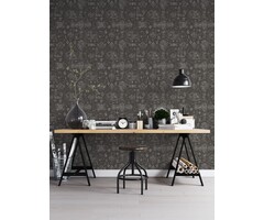 Behang met tekeningen