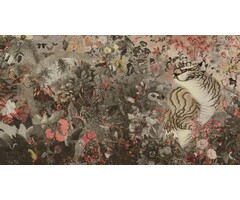 Fotobehang Eye of the tiger