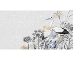 Fotobehang Cranes in love