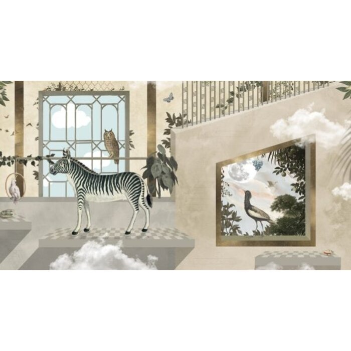 Fotobehang Zebra's playground