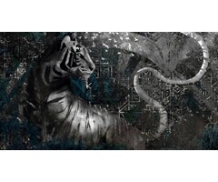 Fotobehang Hunting party