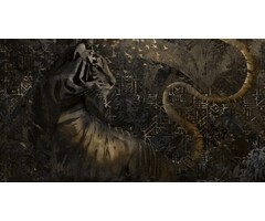 Fotobehang Hunting party