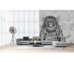 Fotobehang Space Monkey 014215