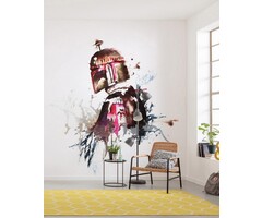 Fotobehang Star Wars – Watercolor Boba Fett
