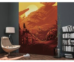 Fotobehang Star Wars – Jakku Star Destroye