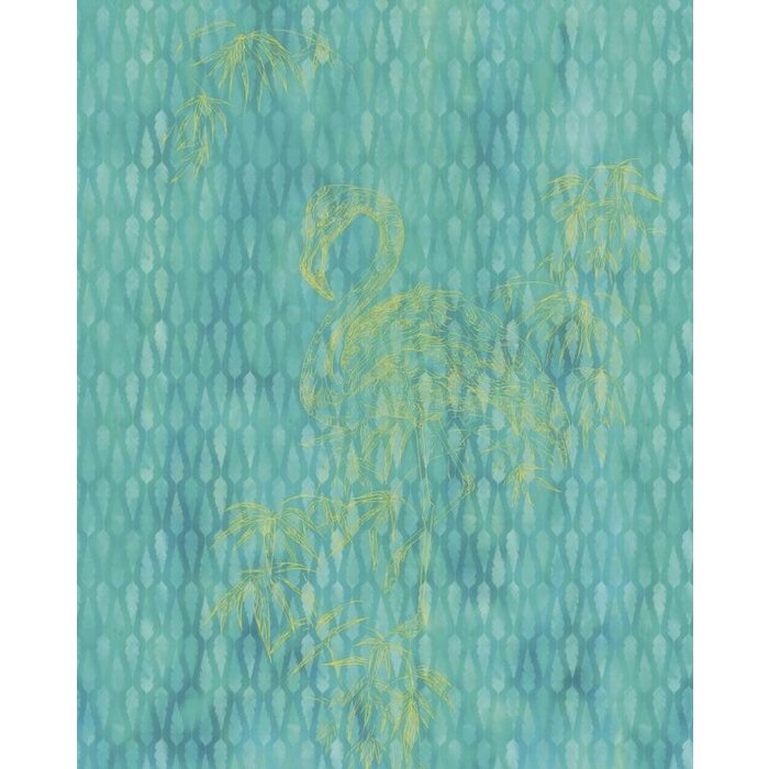 Fotobehang Wild Flamingo