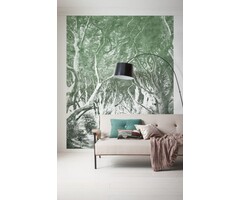 Fotobehang Alley Graphite