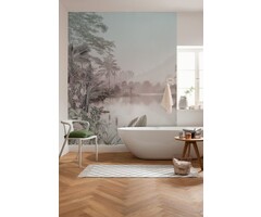 Fotobehang Lac des Palmiers