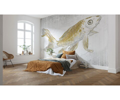 Fotobehang Golden Koi