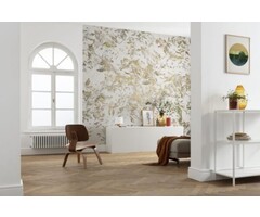 Fotobehang Golden Feathers