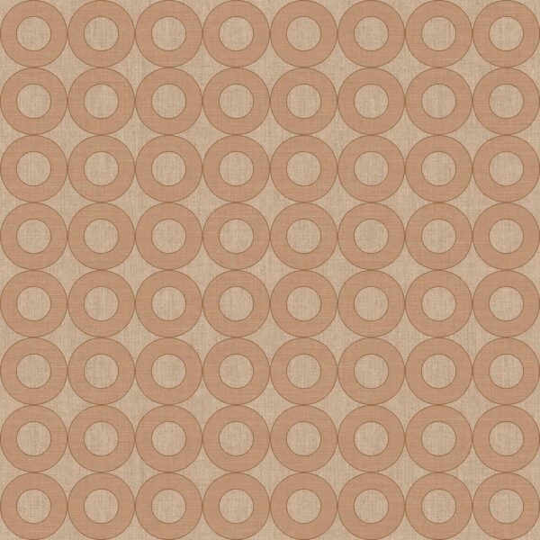 Behang met cirkel print 30168