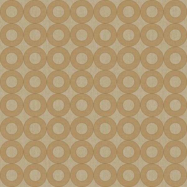 Behang met cirkel print 30164